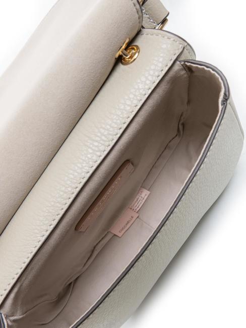 LEILANI Geanta de mana din piele cu bareta de umar dud - Genți femei