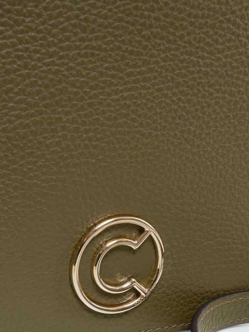 LEILANI Geanta de mana din piele cu bareta de umar loden - Genți femei