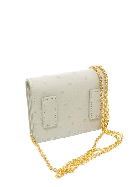 BEAT OSTRICH Micro geanta din piele de strut dud - Genți femei