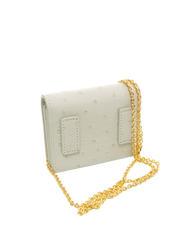 COCCINELLE BEAT OSTRICH Micro geanta din piele de strut - Genți femei