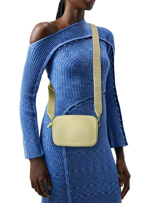 TEBE Geanta de umar din piele texturata spălat de var - Genți femei