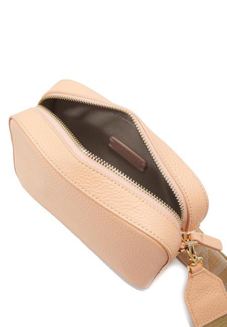 TEBE Geanta de umar din piele texturata răsărit - Genți femei