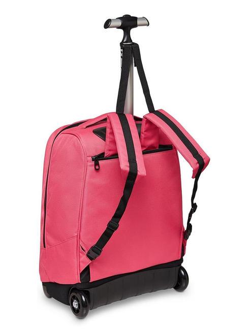 SOLID RECYCLED BENIN Rucsac troller mov de sfeclă roșie - Rucsacuri cu role