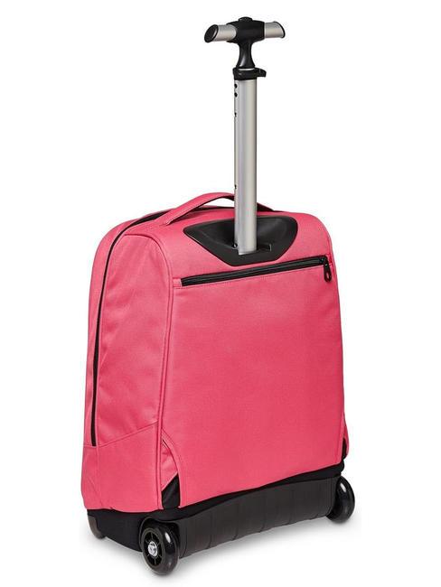 SOLID RECYCLED BENIN Rucsac troller mov de sfeclă roșie - Rucsacuri cu role