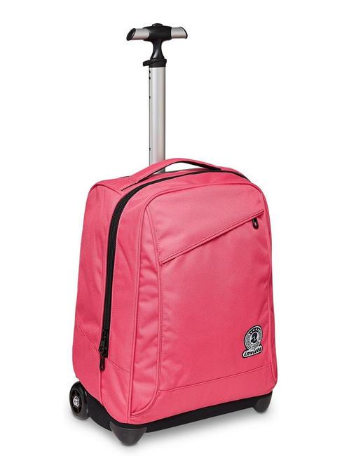 SOLID RECYCLED BENIN Rucsac troller mov de sfeclă roșie - Rucsacuri cu role