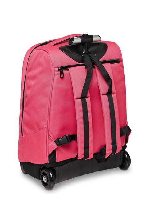SOLID RECYCLED BENIN Rucsac troller mov de sfeclă roșie - Rucsacuri cu role