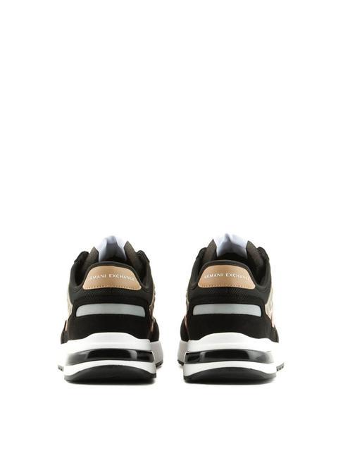 DUSSELDORF Adidași Man negru+lemn+portocaliu - Pantofi bărbați