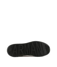 ARMANI EXCHANGE DUSSELDORF Adidași Man negru+lemn+portocaliu - Pantofi bărbați - 6