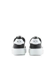 ARMANI EXCHANGE A|X Adidași cu platformă negru+op.alb - Pantofi femei - 5