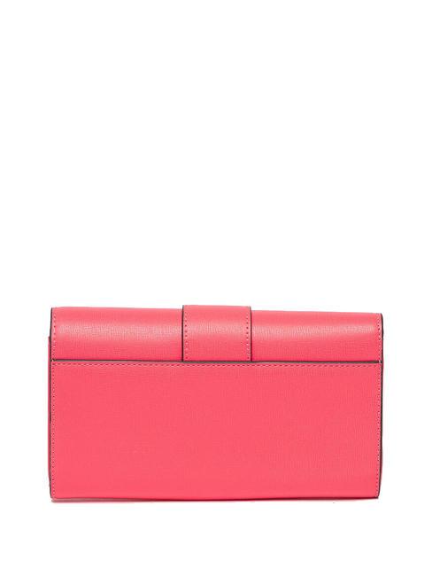 Portafoglio con battente e fascia con fibbia logo  perdea - Portofele femei