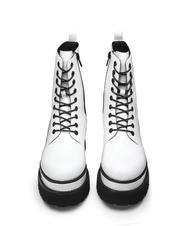 CULT GRETA 3236 Platformă Stvali ahfibi alb - Pantofi femei - 3