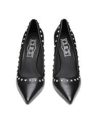 CULT QUEEN 3878 Pompe din piele cu aplicatii negru - Pantofi femei - 3