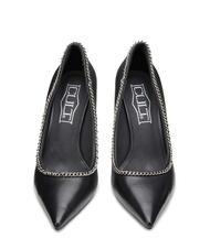 CULT QUEEN 3878 Pompe din piele cu lant negru - Pantofi femei - 3