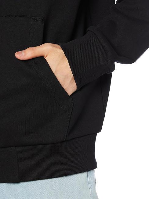 S-GIRK Hanorac cu fermoar complet și glugă negru - hanorace