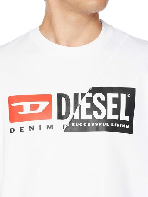 S-GIRK Hanorac din bumbac cu gât alb - hanorace