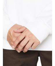 DIESEL S-GIRK Hanorac din bumbac cu gât alb - hanorace - 4