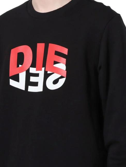 S-GIRK Hanorac din bumbac cu gât negru - hanorace