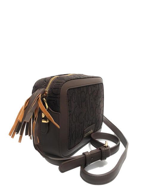 FONT Geantă de cameră jacquard maro - Genți femei