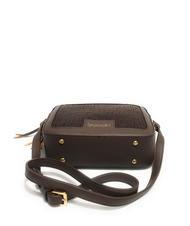 BRACCIALINI FONT Geantă de cameră jacquard maro - Genți femei - 4