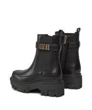 GUESS YELMA Botine cu logo metalic BLACK - Pantofi femei - 5