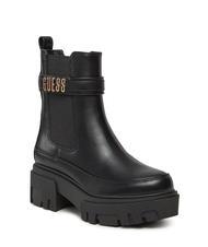 GUESS YELMA Botine cu logo metalic BLACK - Pantofi femei - 3