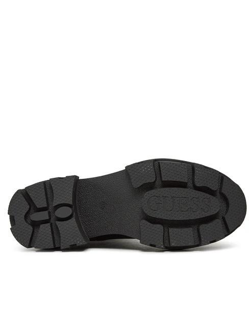 YELMA Botine cu logo metalic BLACK - Pantofi femei