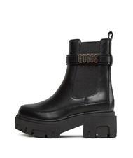 GUESS YELMA Botine cu logo metalic BLACK - Pantofi femei - 4