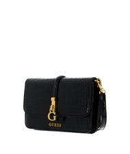 GUESS G JAMES St nuca de cocos mini geanta organizatoare curea de umar BLACK - Genți femei - 2