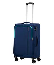 AMERICAN TOURISTER SEA SEEKER Cărucior de mărime medie COMBAT NAVY - Trolere semirigide - 5