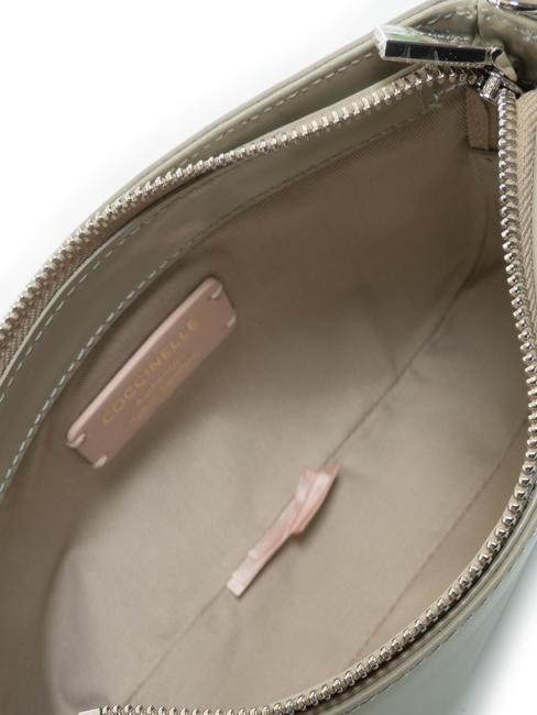 LILY SHINY CALF Geanta mini din piele cu maner de lant dud - Genți femei