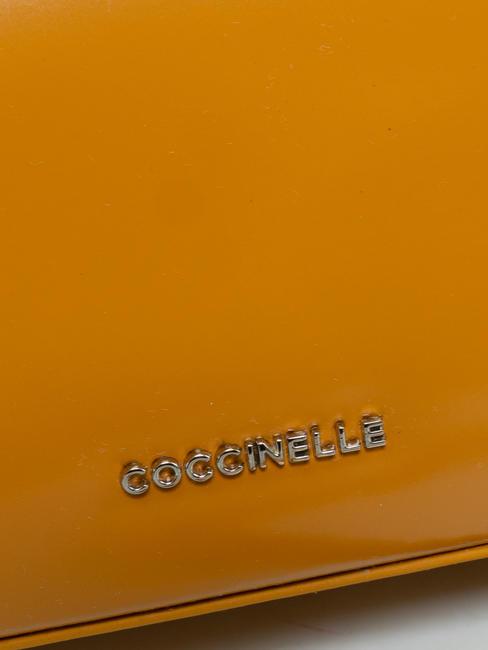 LILY SHINY CALF Geanta mini din piele cu maner de lant răşină - Genți femei