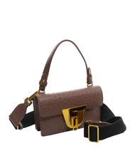 COCCINELLE NICO OSTRICH Mini geanta din piele imprimata roşcovă - Genți femei - 2