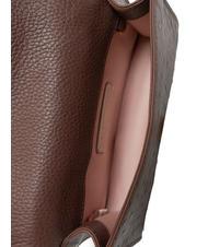 COCCINELLE NICO OSTRICH Mini geanta din piele imprimata roşcovă - Genți femei - 5