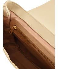 LOVE MOSCHINO HEART LOGO Geanta de mana, cu bareta de umar fildeş - Genți femei - 3