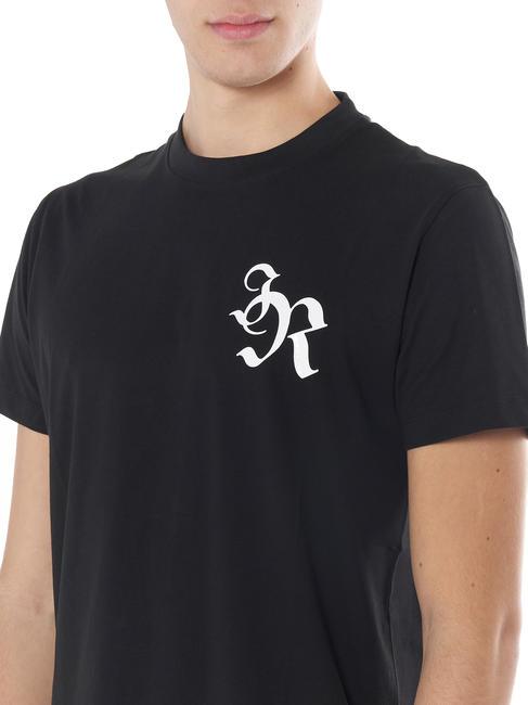 AGUIRRE Tricou din bumbac negru/gr.x - tricou