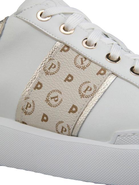 HERITAGE NUKE Adidași cu platformă fildeș / platină - Pantofi femei