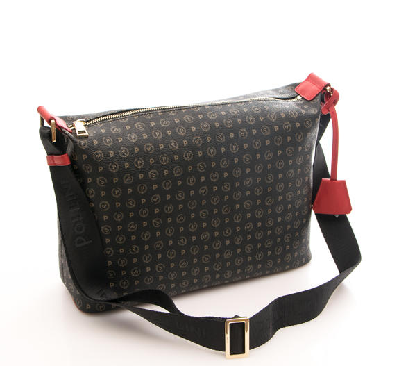 Tapiro Geantă pentru umăr lac negru - Genți femei