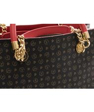 POLLINI Tapiro Geantă de m&acirc;nă, cu curea de umăr lac negru - Genți femei - 4