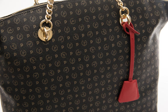 Tapiro Geantă pentru umăr lac negru - Genți femei