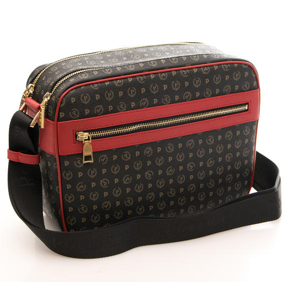 Tapiro Geantă pentru umăr lac negru - Genți femei