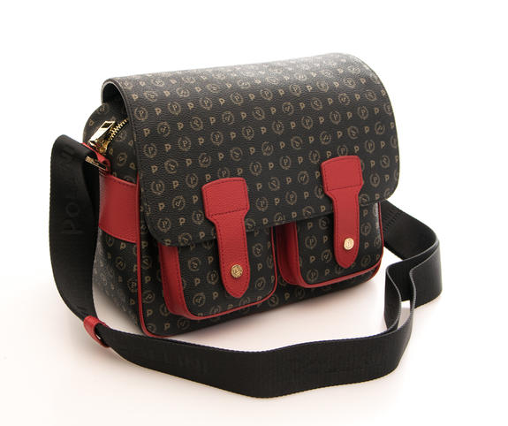 Tapiro Geantă pentru umăr lac negru - Genți femei