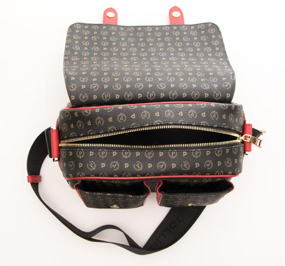 Tapiro Geantă pentru umăr lac negru - Genți femei