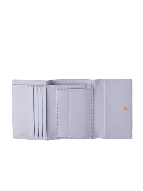 CLASSICA  Portofel mediu cu clapă topaz - Portofele femei