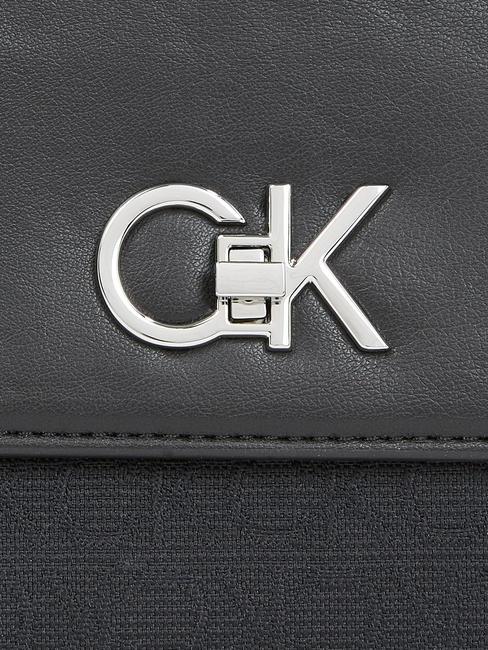 RE-LOCK Convertible Geanta de umar/ crossbody negru si negru - Genți femei