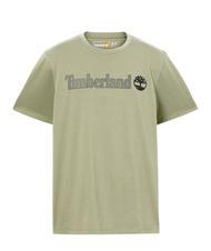 TIMBERLAND KENNEBEC RIVER LINEAR LOGO Tricou din bumbac cassel pământ - tricou - 4