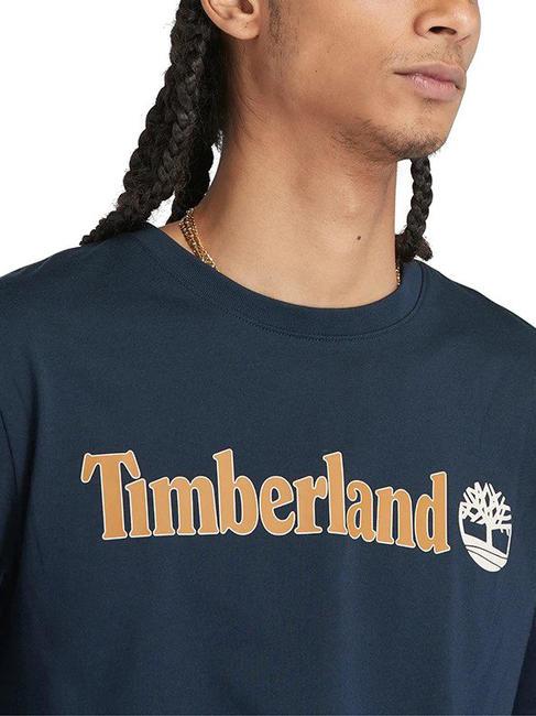 KENNEBEC RIVER LINEAR LOGO Tricou din bumbac safir închis - tricou