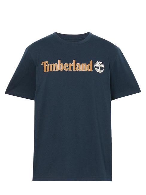 KENNEBEC RIVER LINEAR LOGO Tricou din bumbac safir închis - tricou