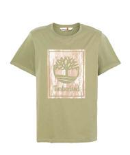 TIMBERLAND STACK LOGO Tricou din bumbac cassel pământ - tricou - 4