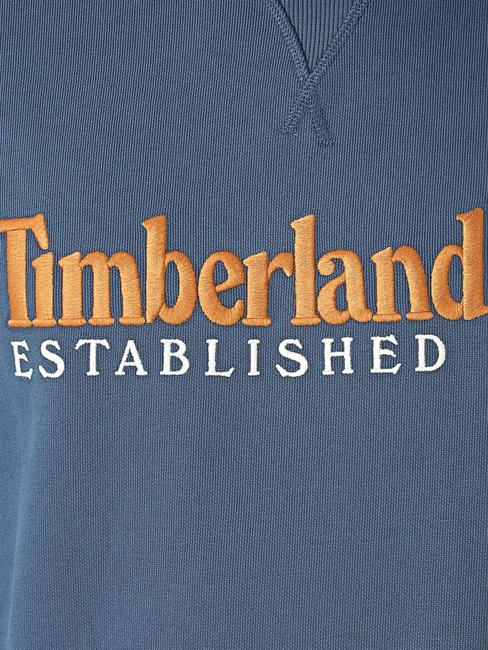 EST 1973  Hanorac cu g&acirc;t crew denim &icirc;nchis la culoare - hanorace