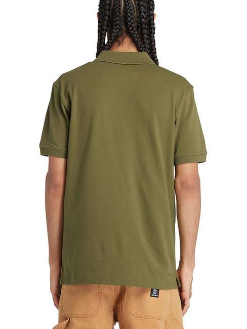 MERRYMEETING RIVER Tricou polo din bumbac stretch sphagnum - maiou Polo